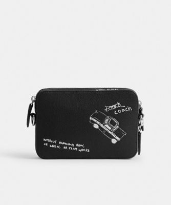 【COACH】チャータークロスボディ キャンバスジャカード19インチ COACH ショルダーバッグ チャーター クロスボディ 19